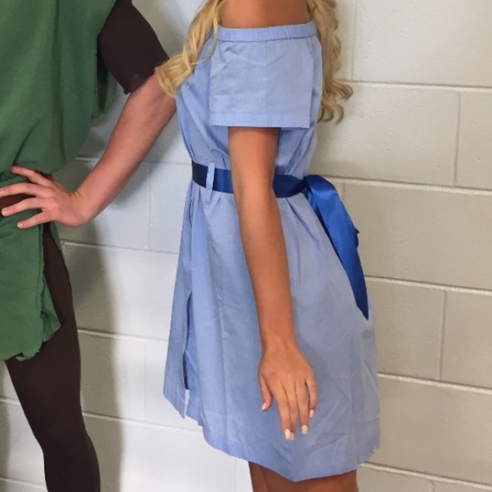 Lush Stripped Blue Dress